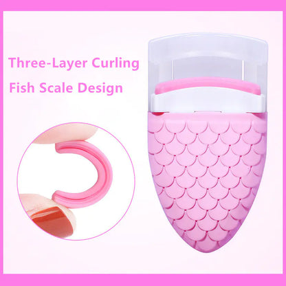 Portable Mini Eyelash Curler - Three-Layer Design