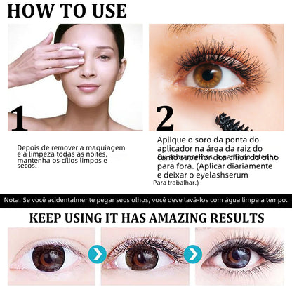 EELHOE Castor Oil Mascara for Naturally Lush Lashes