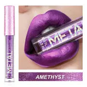 High-Pigment Lip Gloss Set: 12 Shimmer & Matte Shades