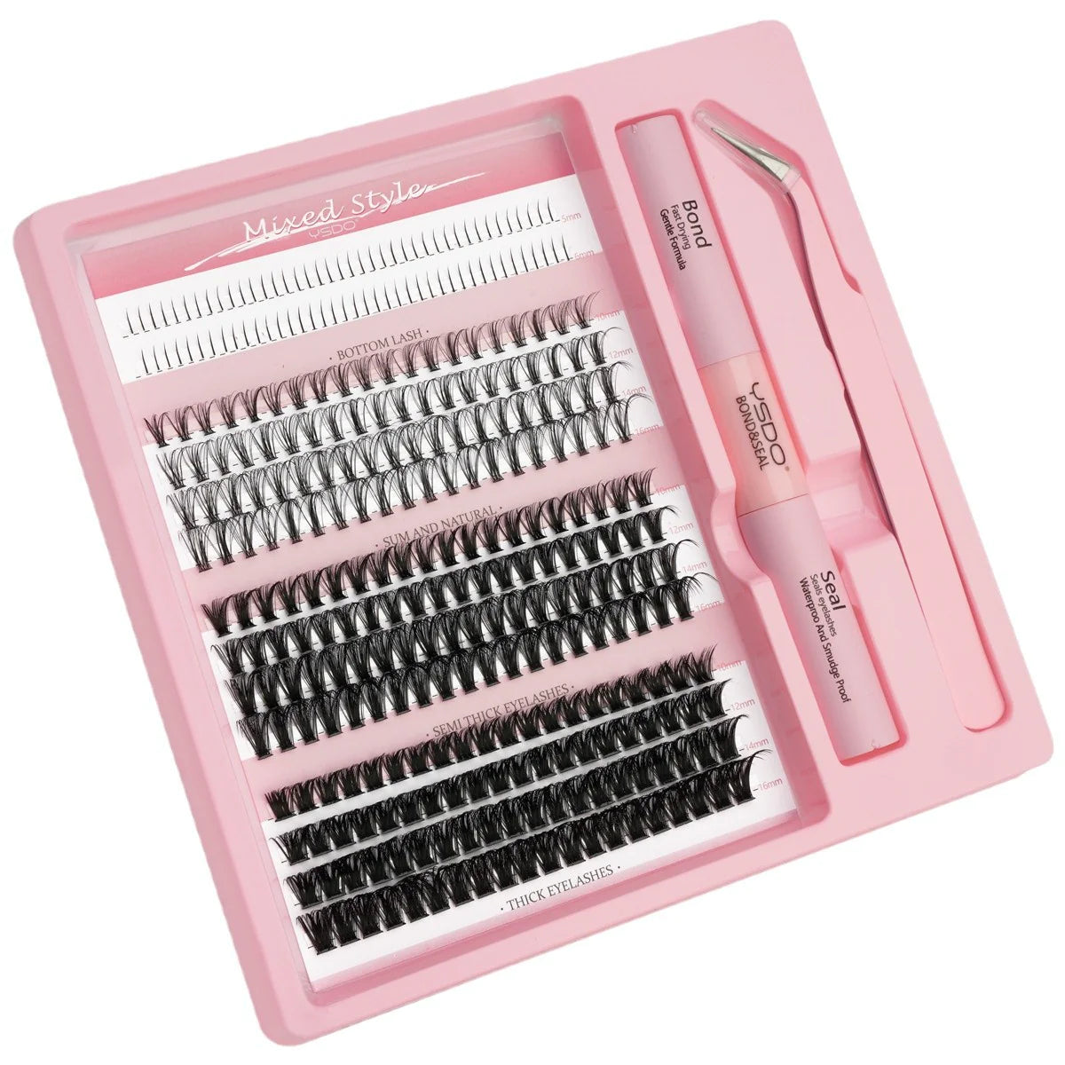 DIY Mixed Single Eyelashes – Natural & Thick