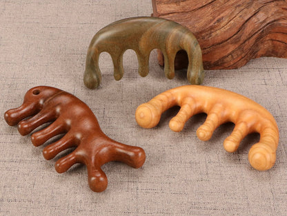 Handmade Scalp Massager Comb