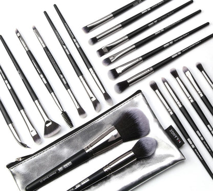 20-Piece Makeup Brush Set with Brush Bag