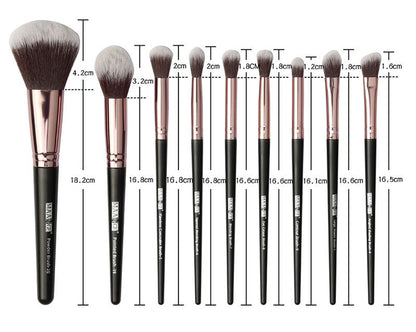 20-Piece Makeup Brush Set with Brush Bag