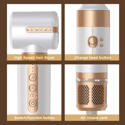 7-in-1 High-Speed Hot Air Brush for Styling
