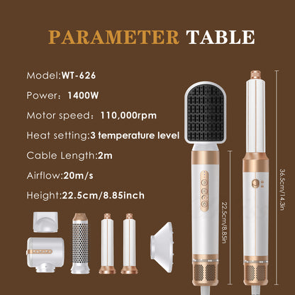 7-in-1 High-Speed Hot Air Brush for Styling