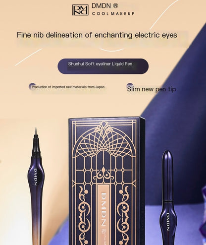 Quick-Dry Waterproof Liquid Eyeliner with Fine Tip