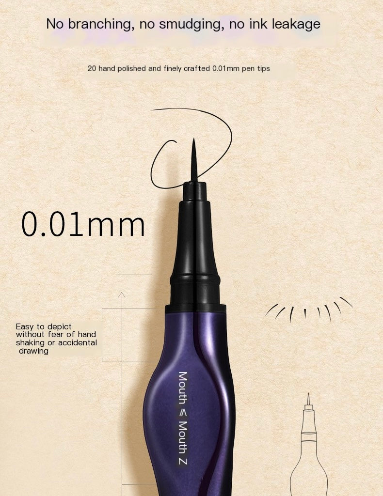 Quick-Dry Waterproof Liquid Eyeliner with Fine Tip
