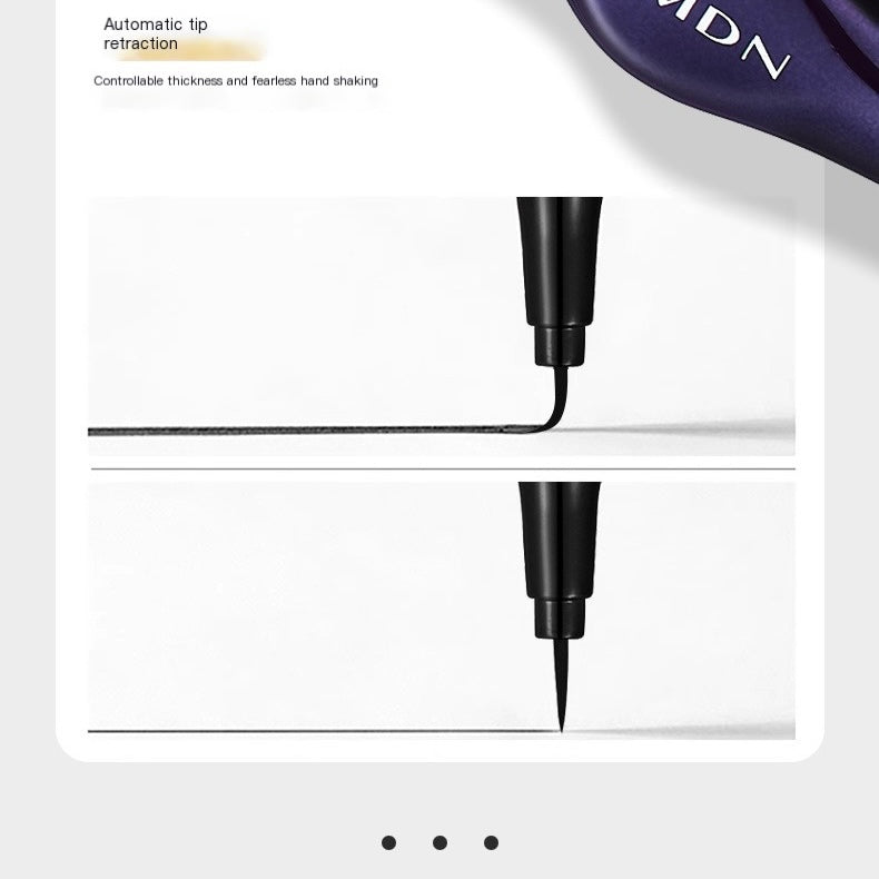 Quick-Dry Waterproof Liquid Eyeliner with Fine Tip