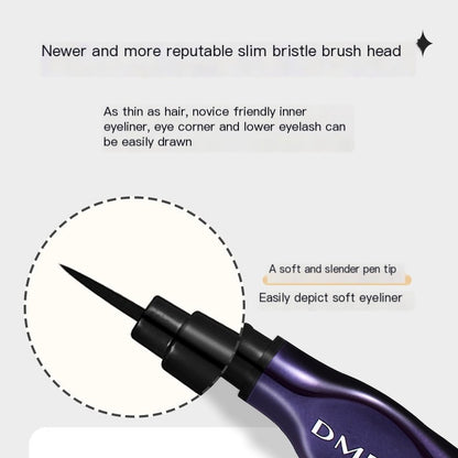 Quick-Dry Waterproof Liquid Eyeliner with Fine Tip