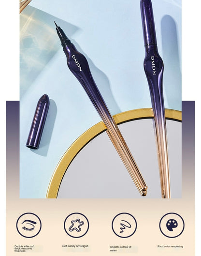 Quick-Dry Waterproof Liquid Eyeliner with Fine Tip
