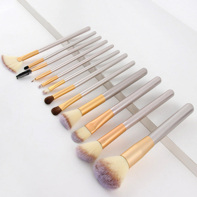 Makeup Brush Set, Short Handle, 12/18/24 Pieces