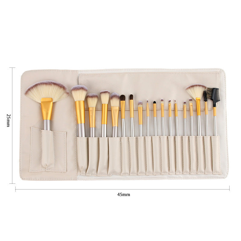 Makeup Brush Set, Short Handle, 12/18/24 Pieces