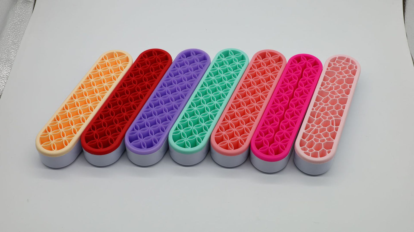 Silicone Brush Holder and Makeup Brush Organizer
