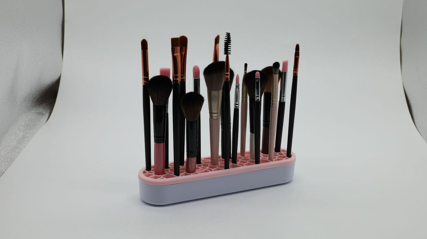 Silicone Brush Holder and Makeup Brush Organizer