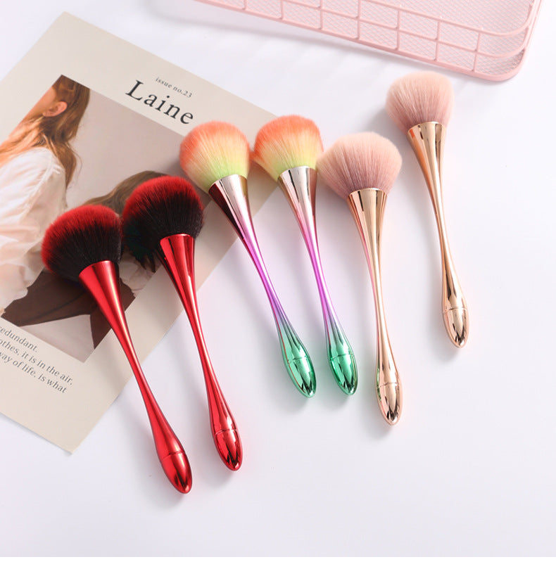 Multi-Functional Dust Brush for Nail Art and Makeup