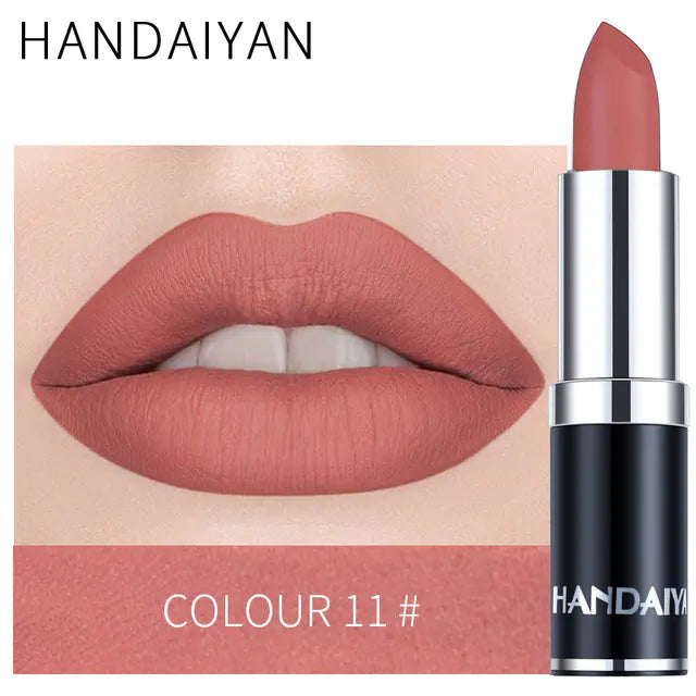 Matte Velvet Lip Gloss in Red Brown Purple Shades