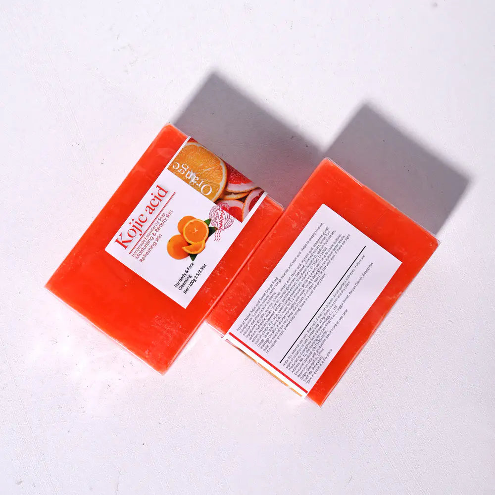 100g Orange Vitamin C Handmade Soap for Daily Use