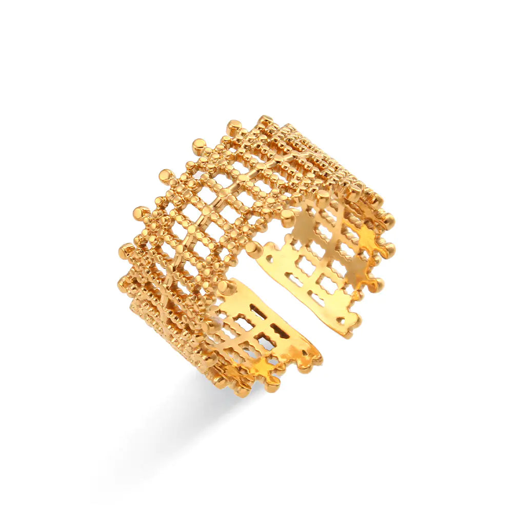 Niche Woven Stainless Steel Ring