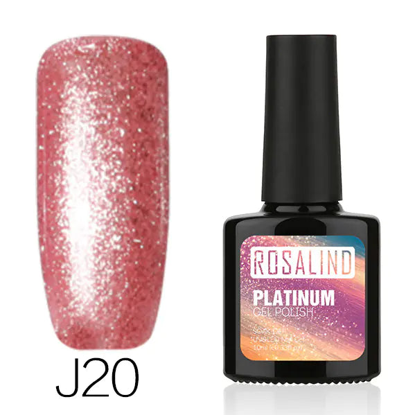24-Color Platinum Gel Nail Set by ROSALIND