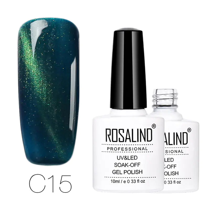 ROSALIND Cat Eye Gel Nail Polish - 30 Colors