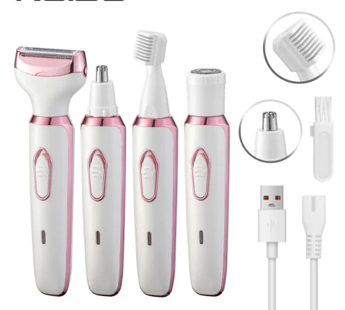 4-in-1 Electric Women’s Epilator USB