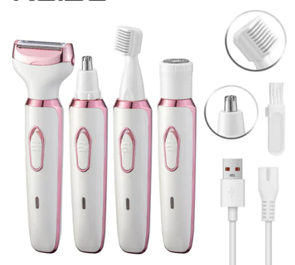 4-in-1 Electric Women’s Epilator USB