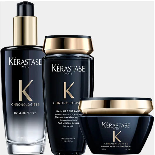 Kérastase Chronologist Set: Shampoo, Mask, Elixir