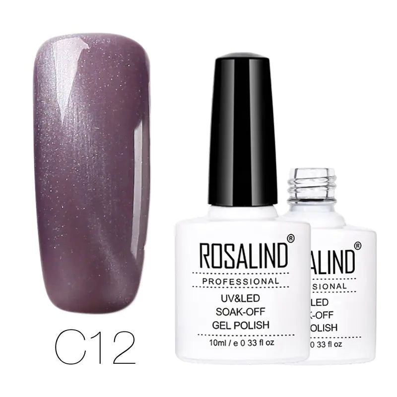 ROSALIND Cat Eye Gel Nail Polish - 30 Colors