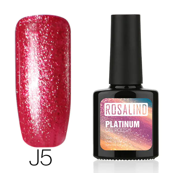 24-Color Platinum Gel Nail Set by ROSALIND