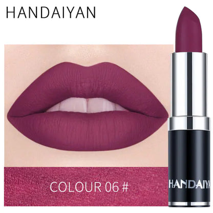 Matte Velvet Lip Gloss in Red Brown Purple Shades
