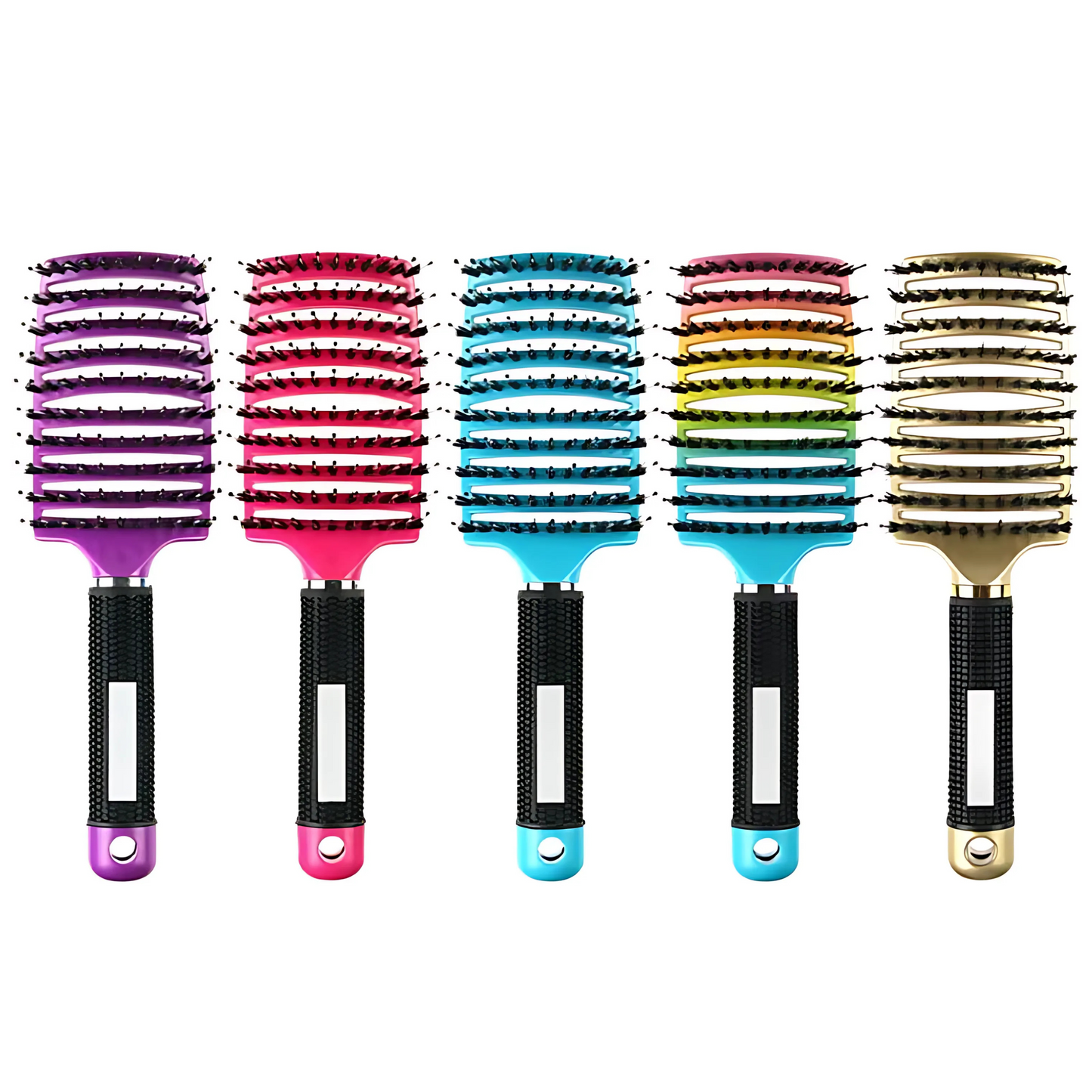 Curved Bristle Detangling Massage Brush