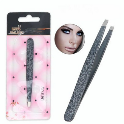 Double-Sided Stainless Steel Tweezers Beauty Set