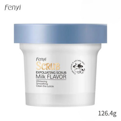 FENYI Milk Exfoliating Scrub 100g for Body Cleansing