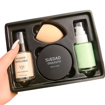 Beauty Essentials Makeup Set: Foundation, BB Cream