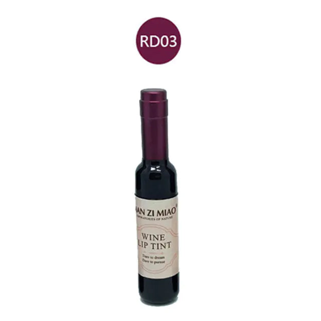 Red Wine Bottle Lip Gloss - Matte Velvet Finish