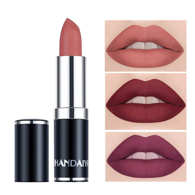 Matte Velvet Lip Gloss in Red Brown Purple Shades