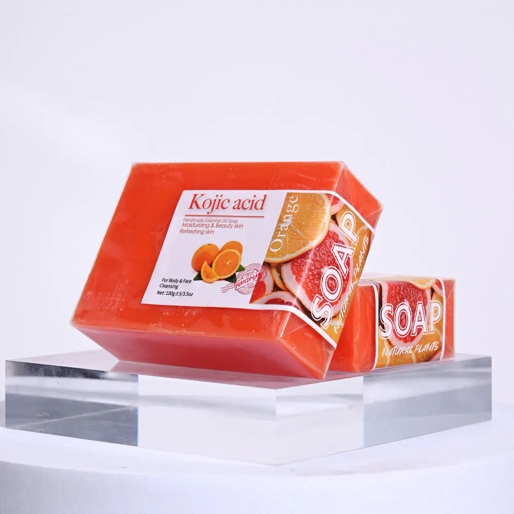 100g Orange Vitamin C Handmade Soap for Daily Use