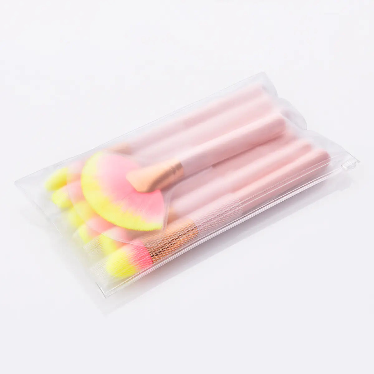 12-Piece Pink Makeup Brush Set and Beauty Tools