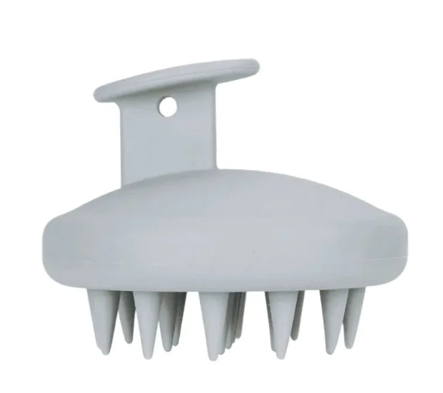 Silicone Shampoo Brush Head & Scalp Cleaning Massager – Soft TPE for Hair & Scalp Health