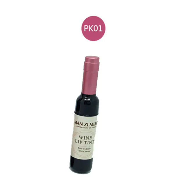Red Wine Bottle Lip Gloss - Matte Velvet Finish