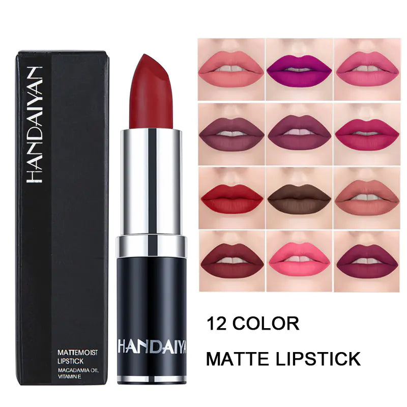 Matte Velvet Lip Gloss in Red Brown Purple Shades