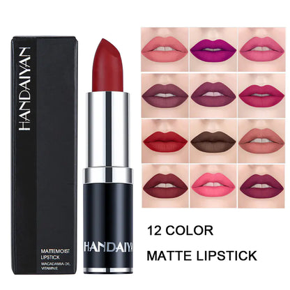 Matte Velvet Lip Gloss in Red Brown Purple Shades