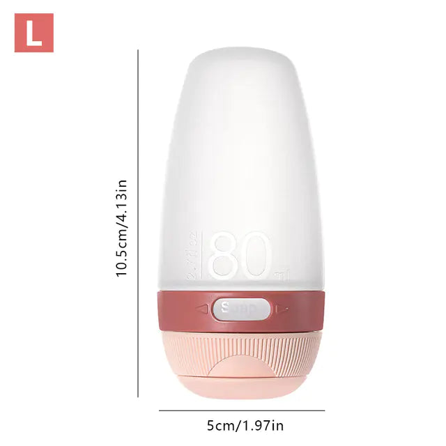 Portable Silicone Refillable Travel Bottle for Shampoo