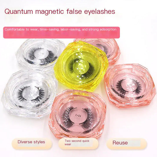 Quantum Magnetic Eyelashes - No Glue Needed