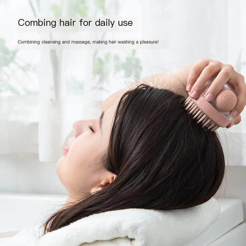 Silicone Scalp Massager & Shampoo Brush Tool