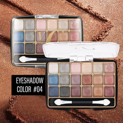 18 Colors Pearl Matte High Pigment Eyeshadow Palette