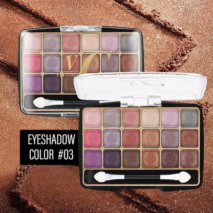 18 Colors Pearl Matte High Pigment Eyeshadow Palette