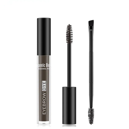 Double-Headed Eyebrow Brush with Lasting Gel Cream