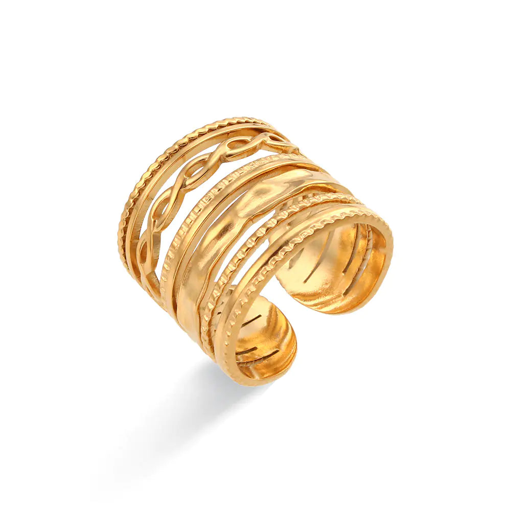 Niche Woven Stainless Steel Ring