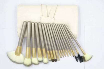 Makeup Brush Set, Short Handle, 12/18/24 Pieces
